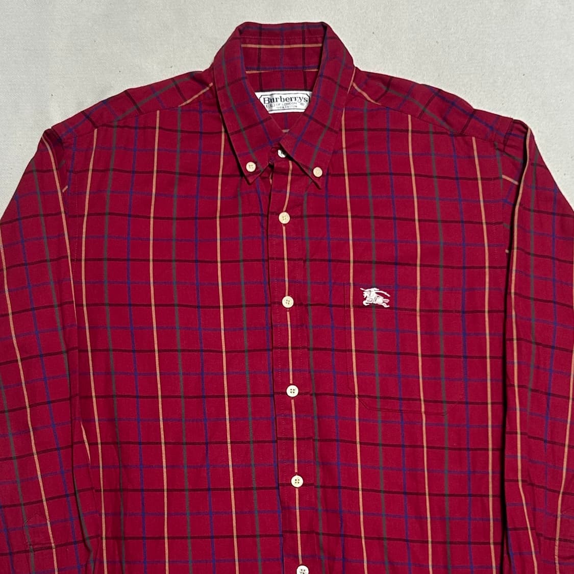 41(L) 버버리 레드 체크 셔츠 상품이미지1