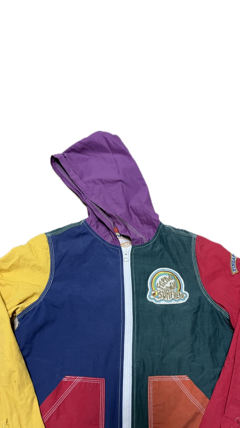 컬러블록 후드 자켓 상품이미지9