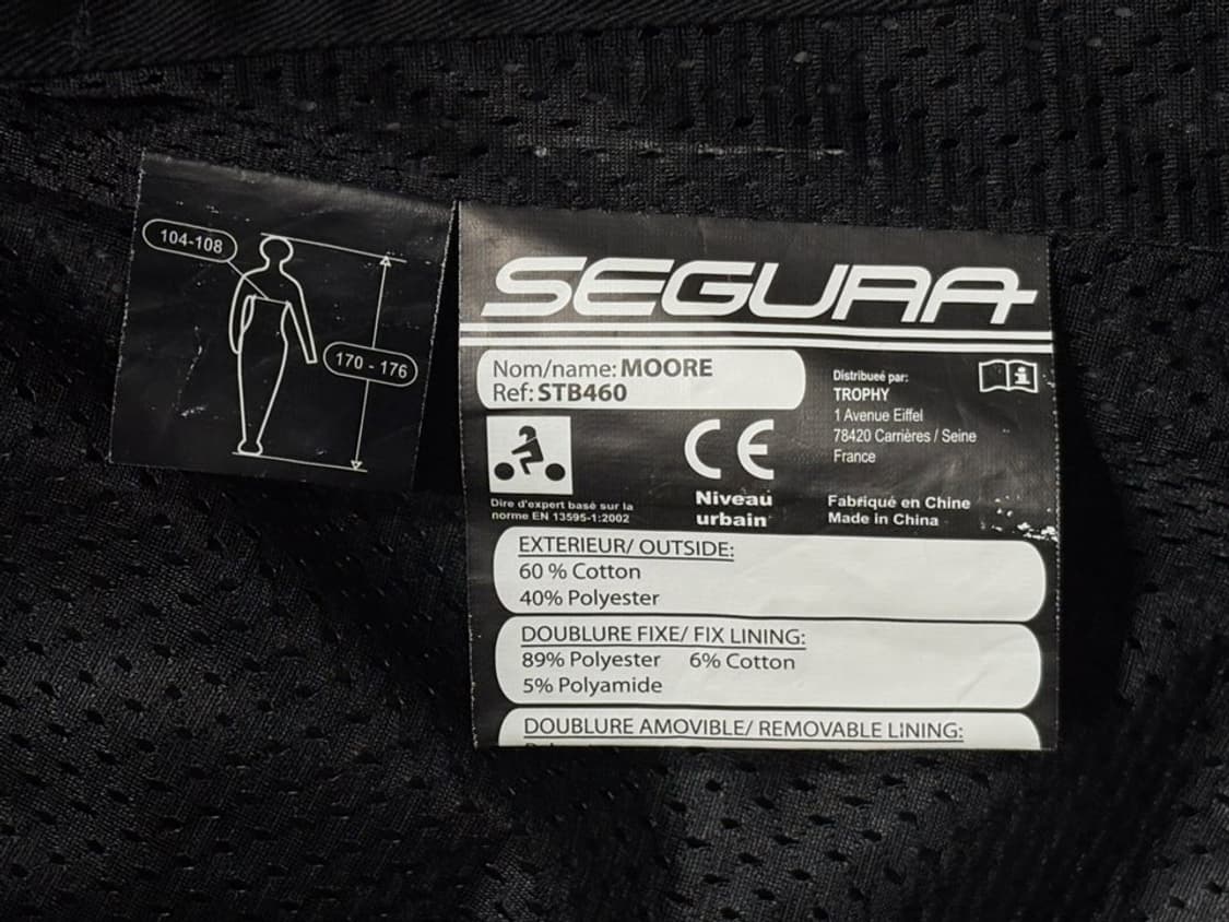 프랑스 segura 바이크 보호대 자켓  상품이미지9