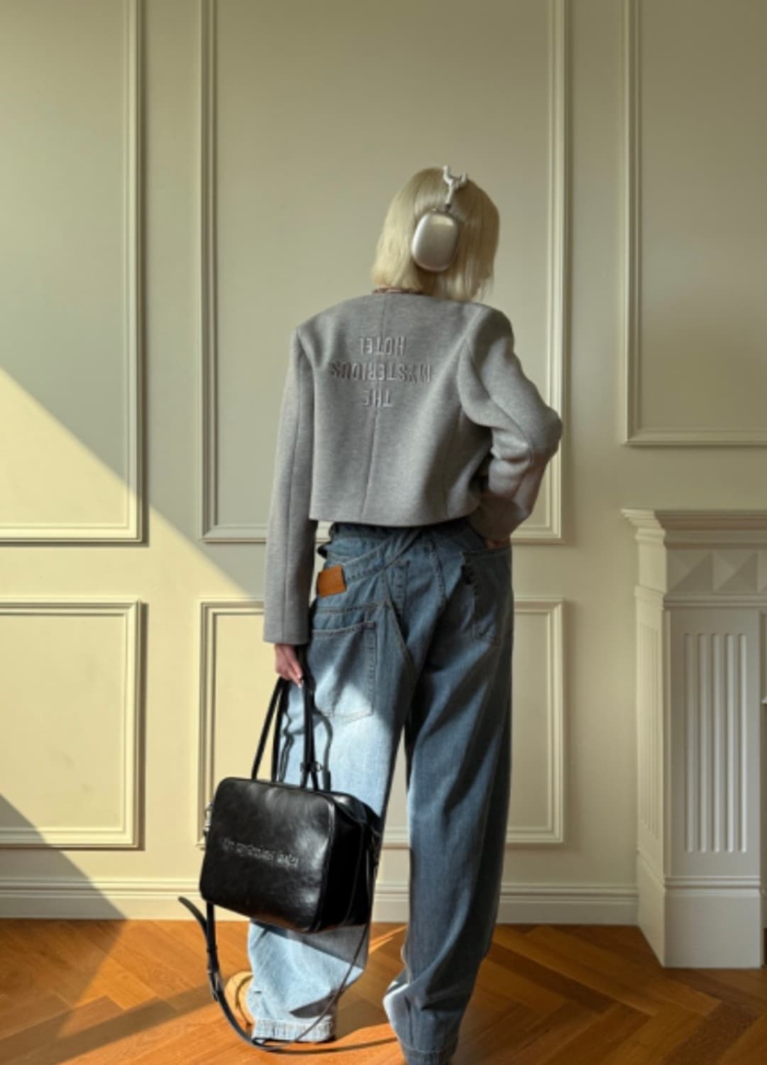 더미스테리어스호텔 스웻 캐주얼 자켓 상품이미지5