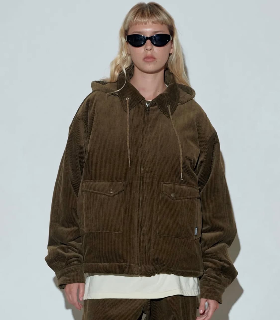 Classic Corduroy Down Parka Brown 상품이미지2