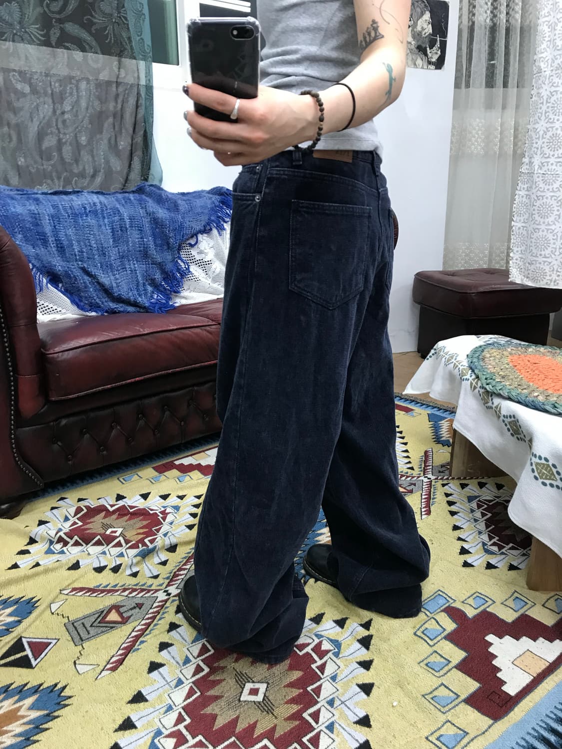 Roompacker 네이비 데님팬츠 (Z1078) 상품이미지2
