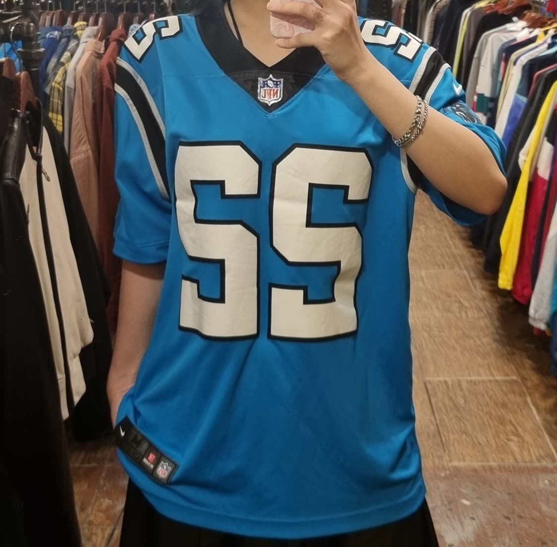 [Hi] NFL 풋볼져지 반팔티 스카이블루 상품이미지3