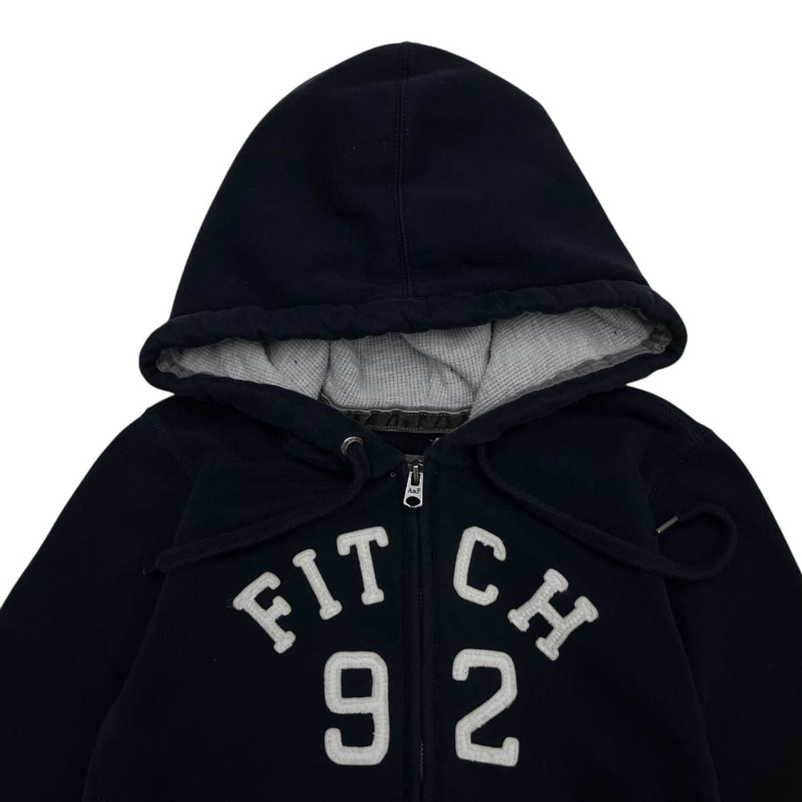 아베크롬비 센터로고 네이비 후드집업 M 상품이미지4