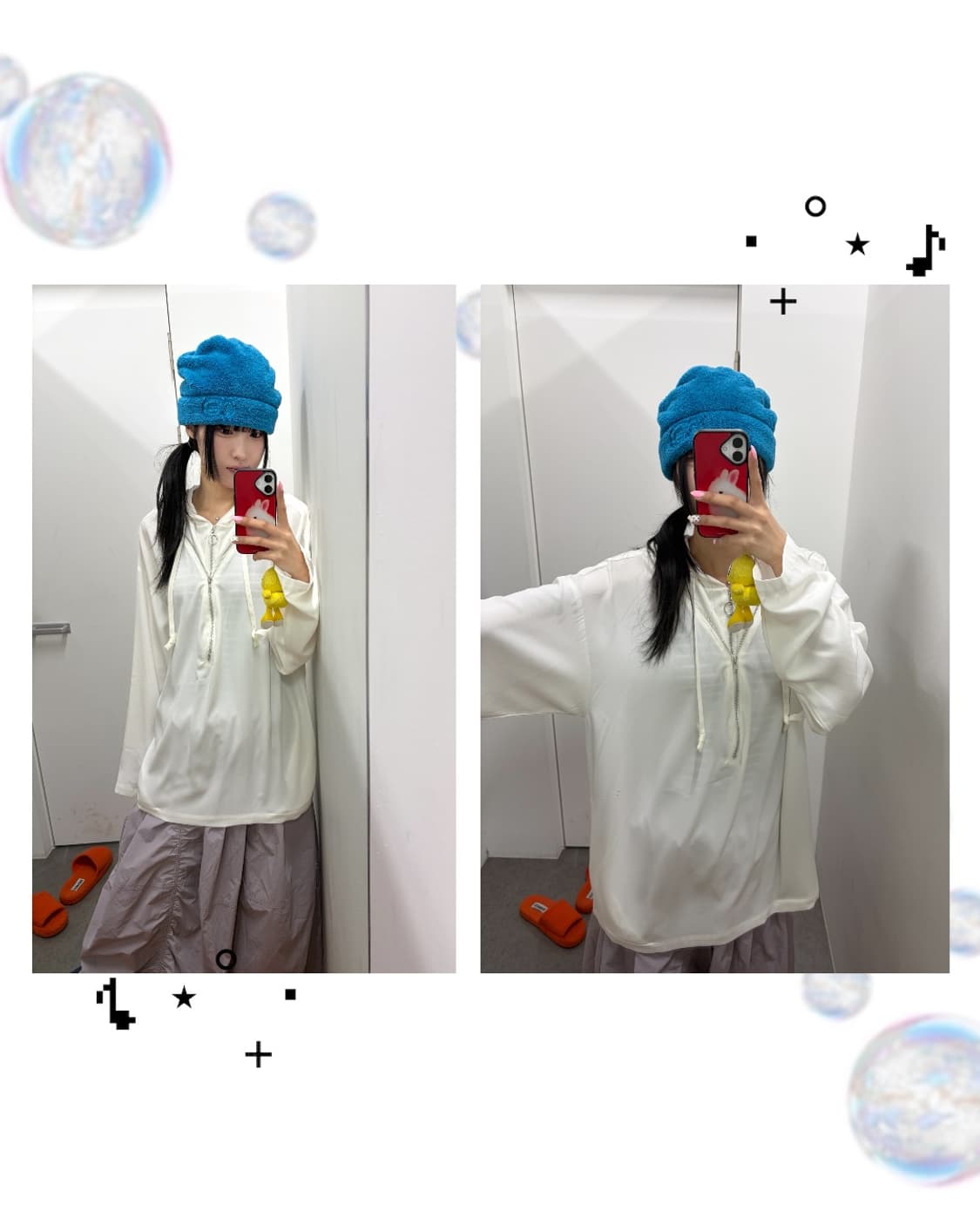 GGD 투지퍼 후드 롱슬리브 상품이미지3