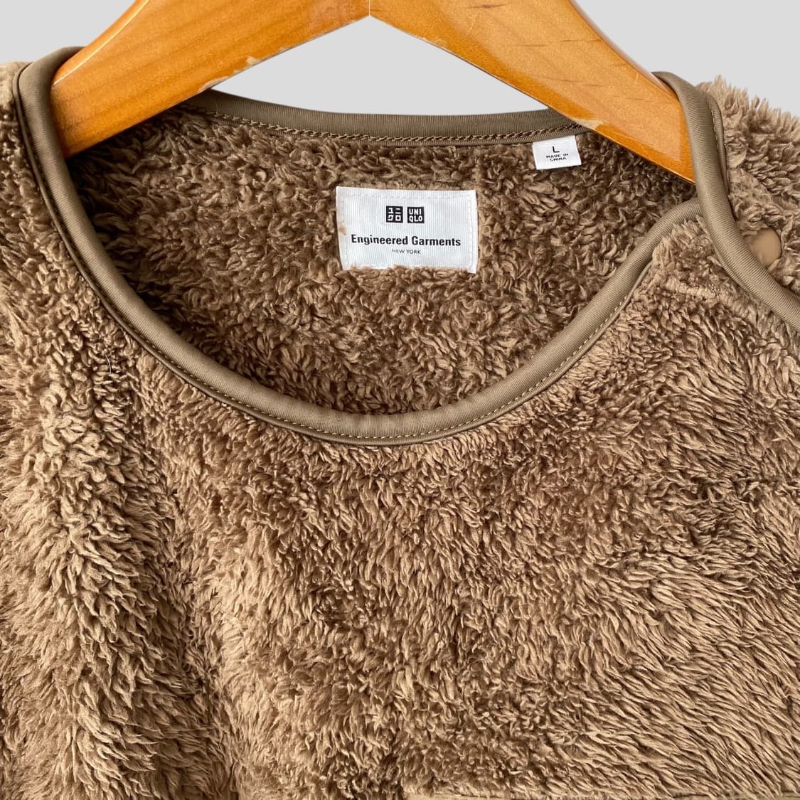 (L)유니클로 엔지니어드가먼츠 후리스풀오버 상품이미지3