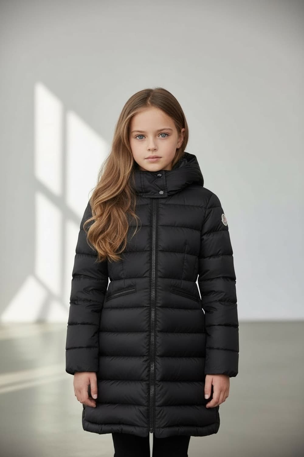 몽클레어 키즈 밀렌 블랙패딩(6세) 상품이미지1