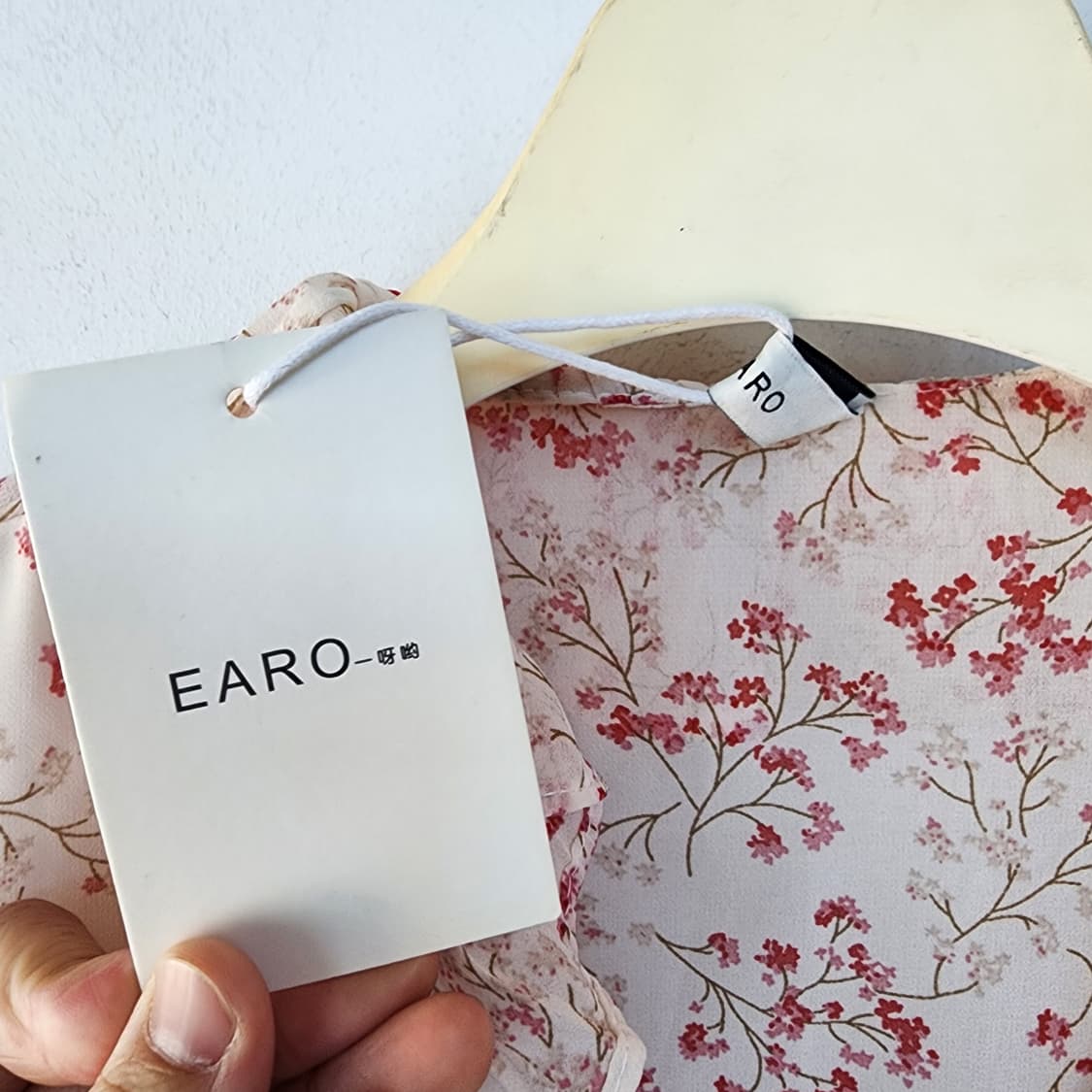  EARO 플라워 샤링 랩 롱 원피스 상품이미지8