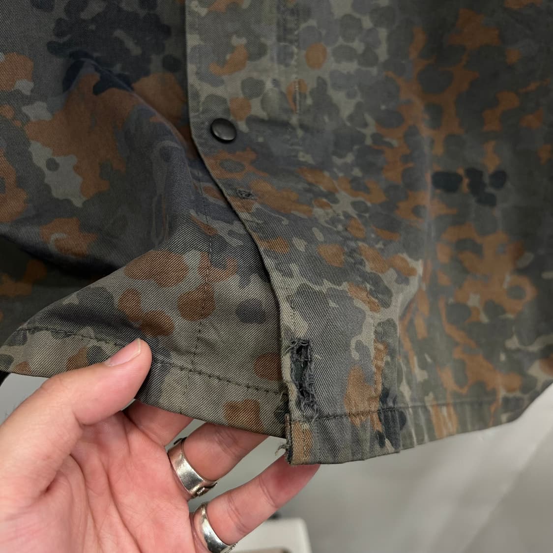 독일 연방군 플렉탄 위장 밀리터리 야전 상의 상품이미지5