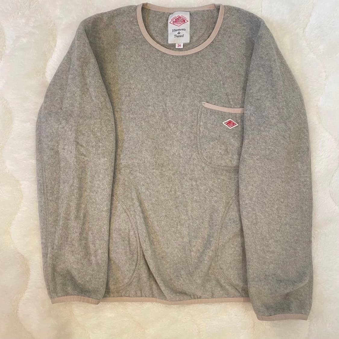  단톤 플리스 크루넥 풀오버 상품이미지4