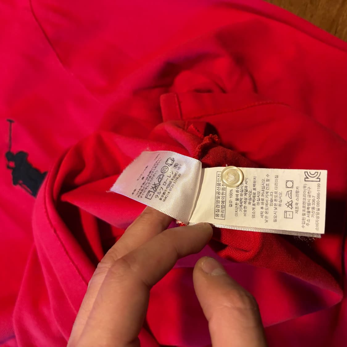 POLO RALPH LAUREN 빅 포니 카라티셔츠 레드 상품이미지7