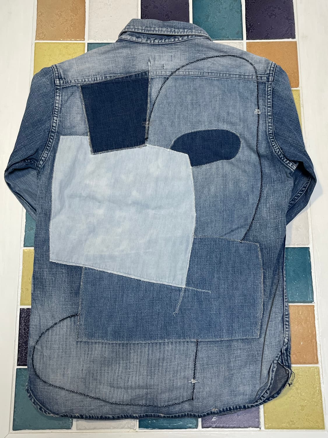 Japan blue jeans 리메이크 데님셔츠 상품이미지6