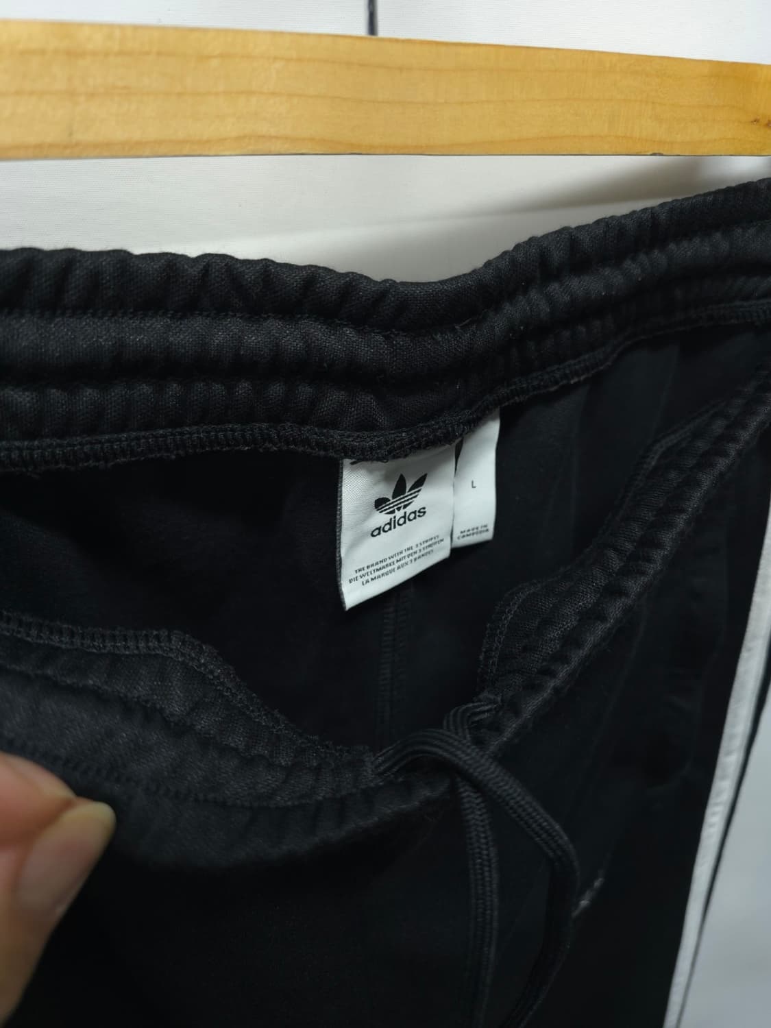 아디다스 불꽃 로고 배색 삼선 조거 팬츠 (30) 상품이미지9