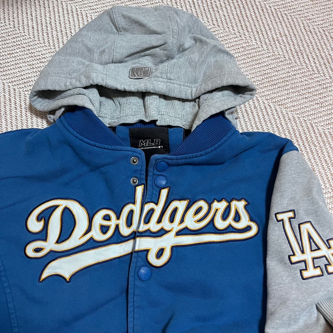 [정품] MLB 다저스 그레이 블루 코튼 블루종 [ 100 ] 상품이미지4