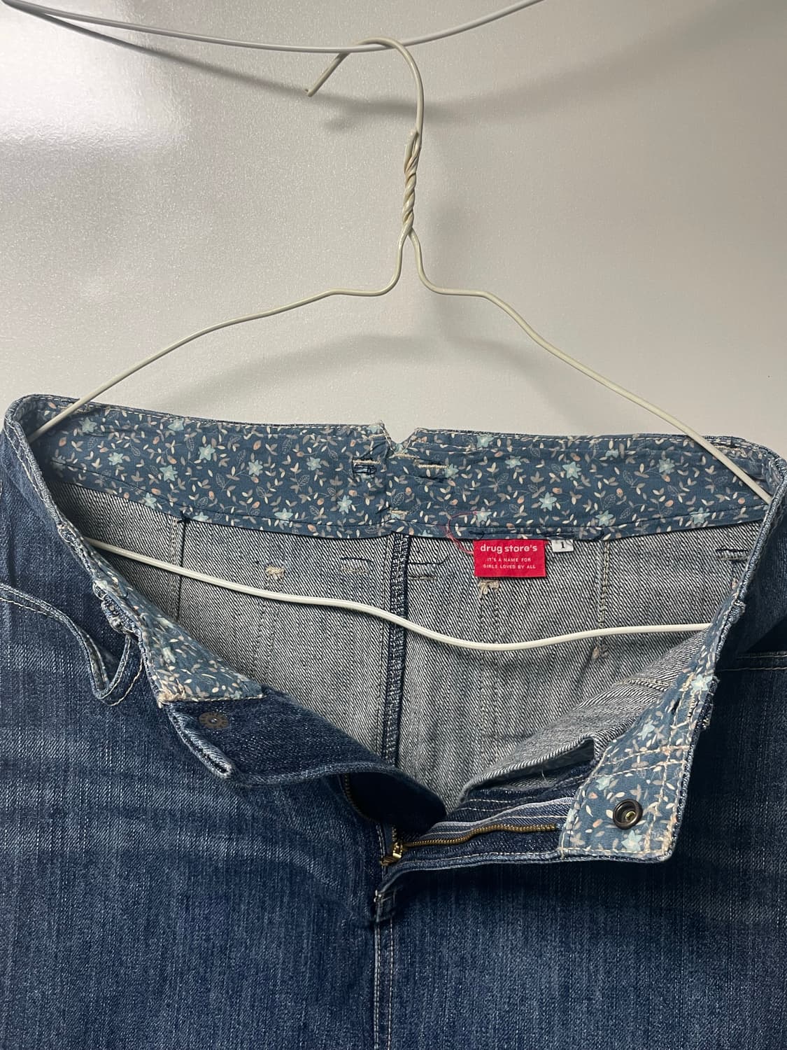 빈티지 청치마 키치 모리걸 스커트 상품이미지4