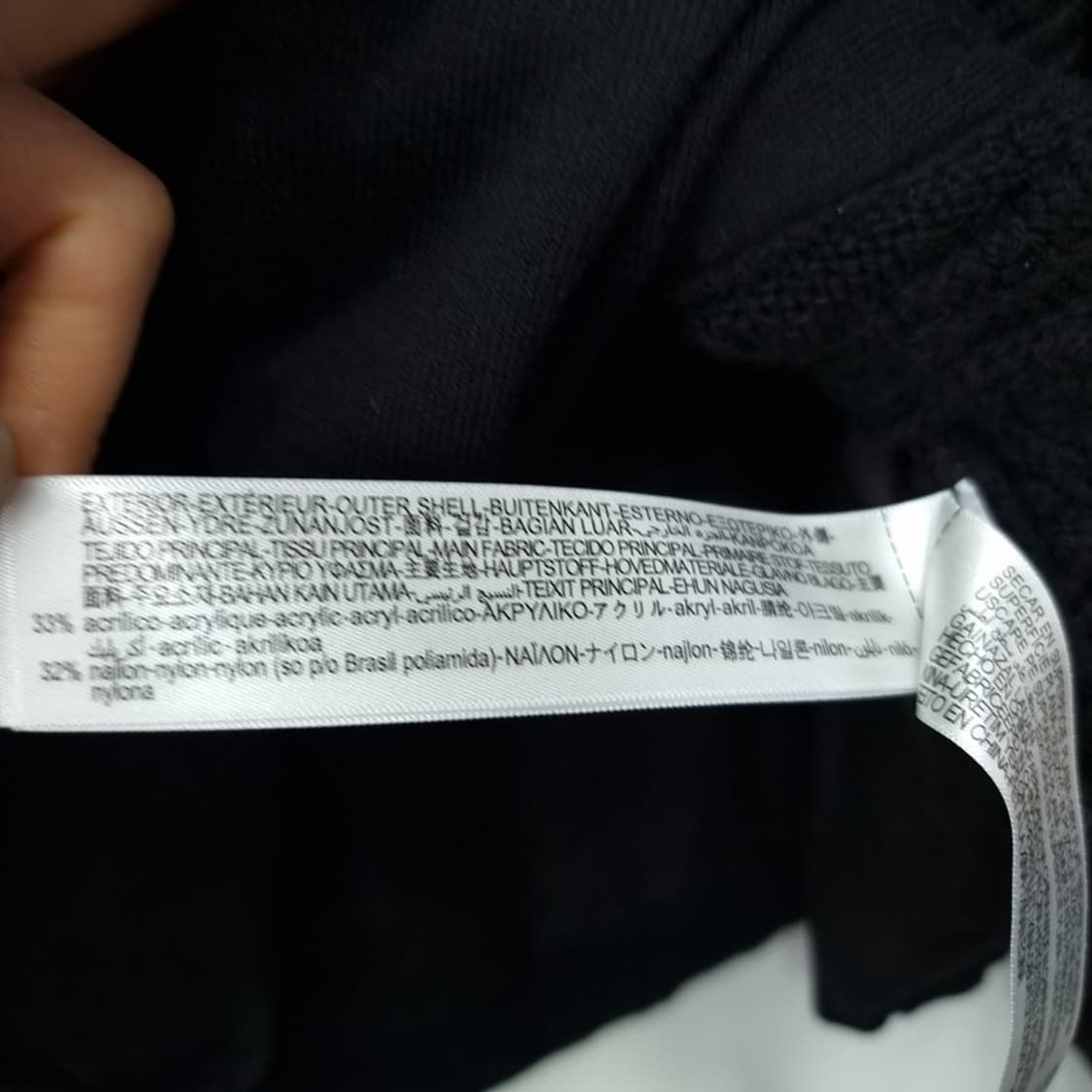 (새상품)자라 니트 쉘 오버핏 블루종 자켓 블랙 M18930 상품이미지8