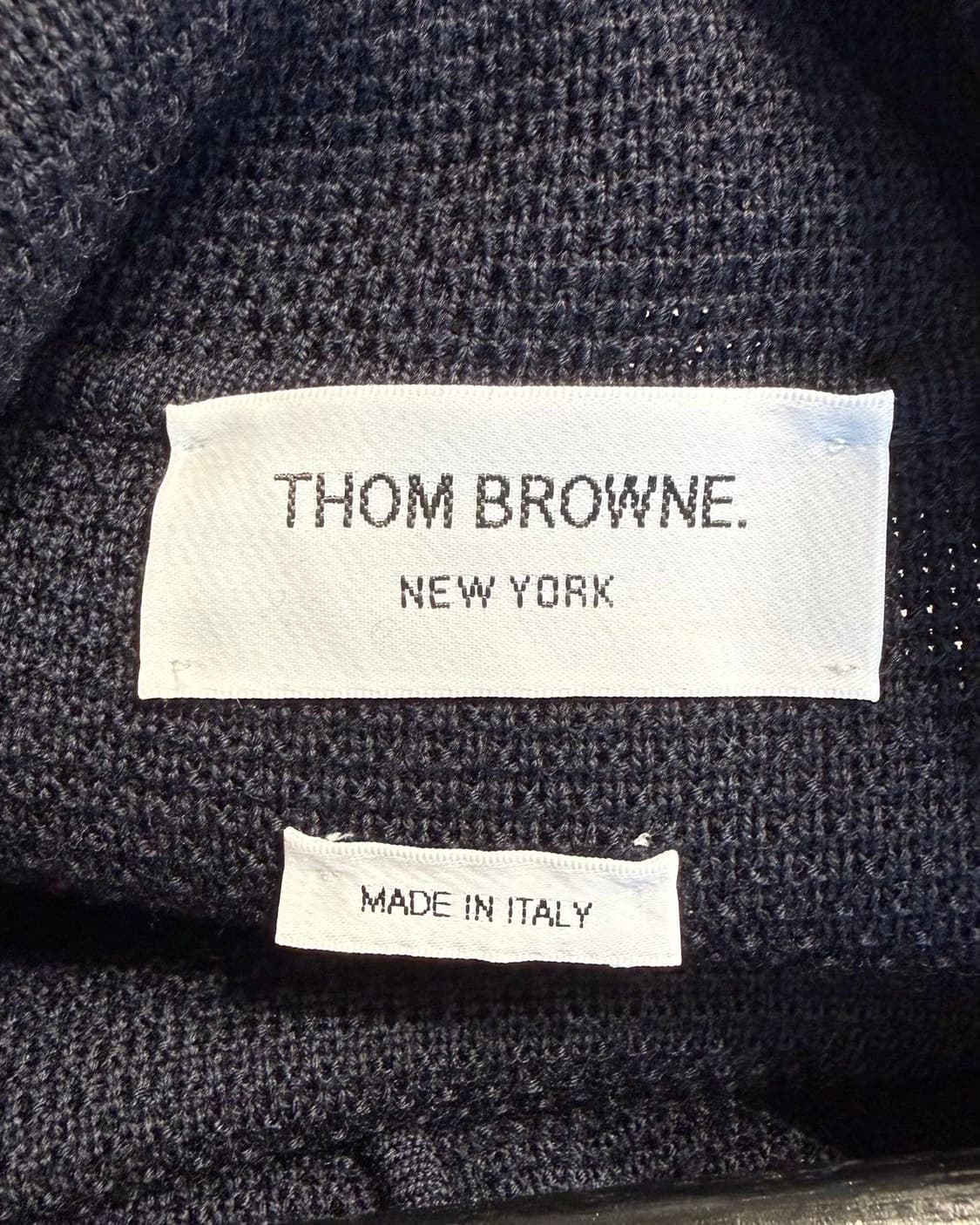 톰브라운 네이비 메리노 울 4-바 블레이저 자켓  상품이미지8