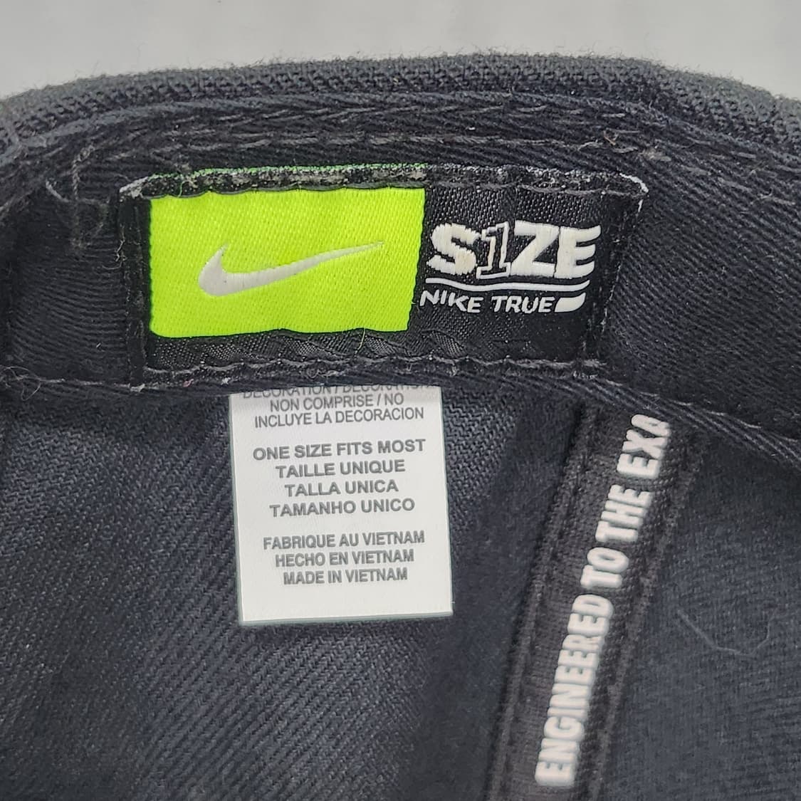 나이키 트루 정품 스냅백 블랙 프리사이즈  상품이미지7