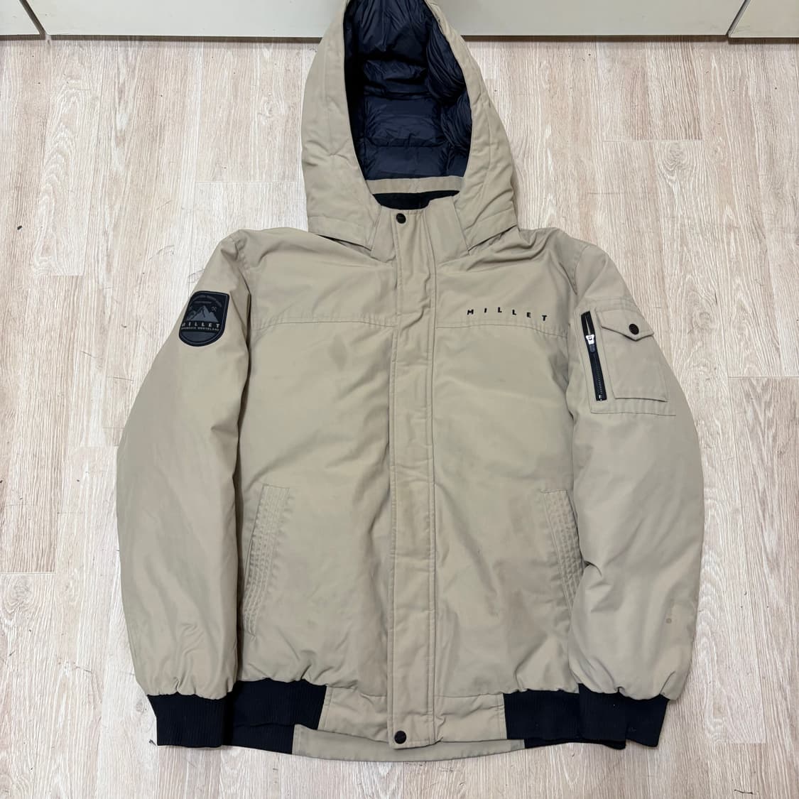 밀레 남성 덕다운 후드 패딩 XXL/110  상품이미지1