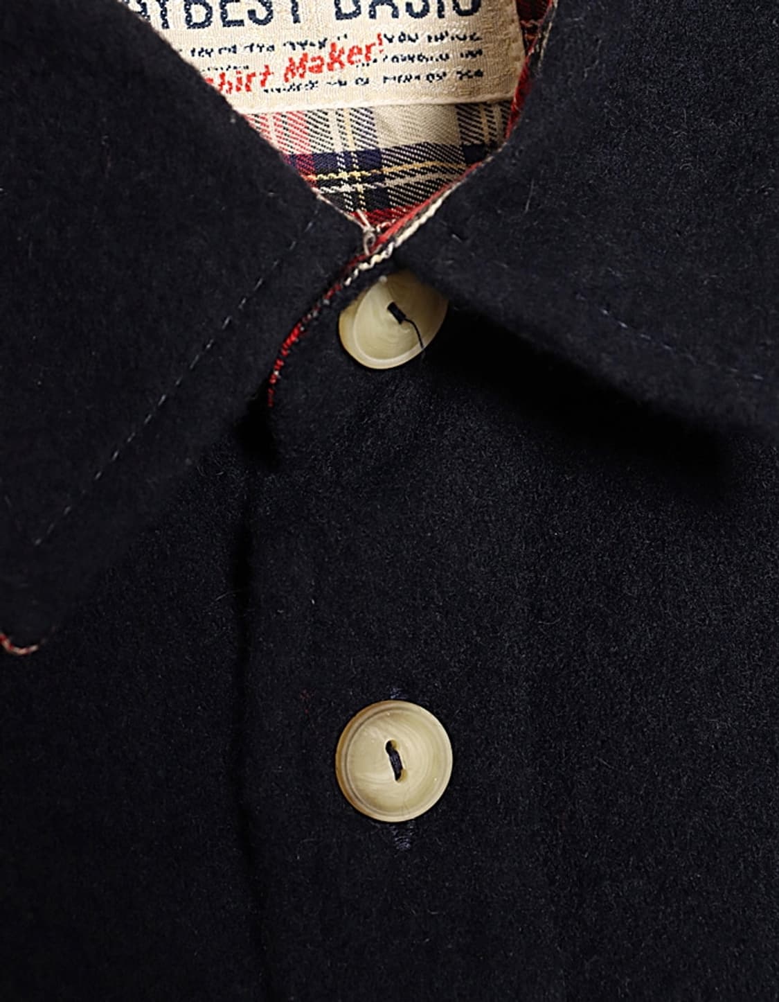 90's RAYBEST BASIC Wool Shirts 상품이미지3