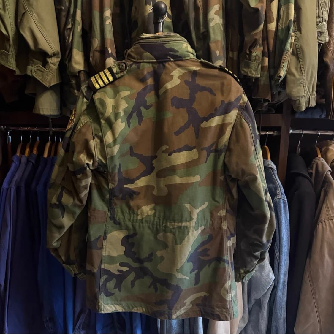 U.S ARMY M65 빈티지 정글 우드랜드 자켓 상품이미지3