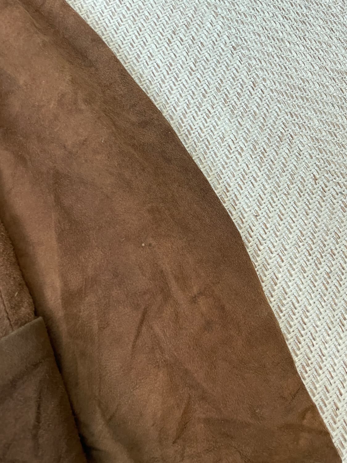 빈티지 스웨이드 가죽 싱글 버튼 테일러드 자켓  J03834 상품이미지4