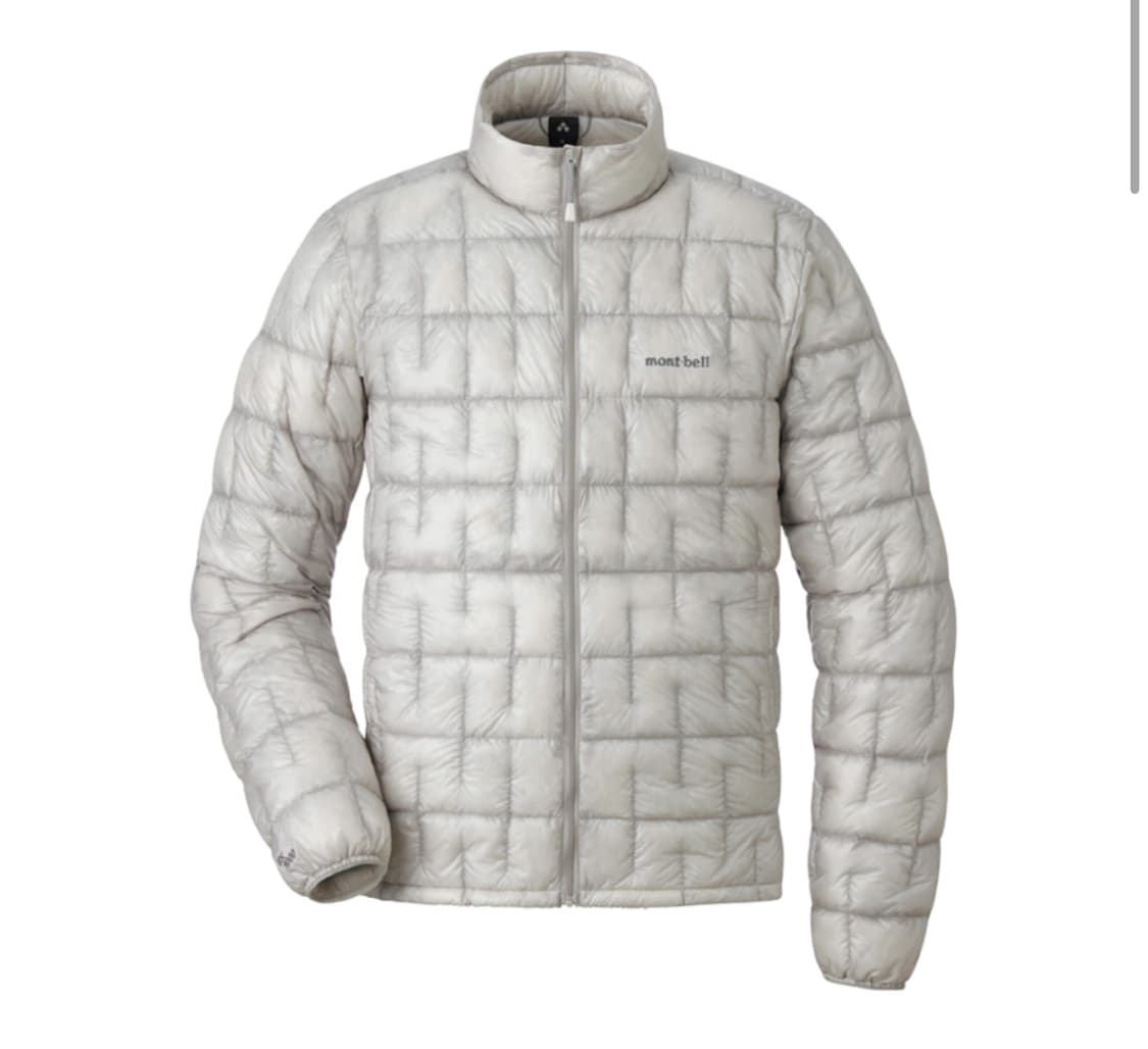 [M] 몽벨 플라즈마 1000 다운 자켓 패딩 라이트실버 상품이미지1