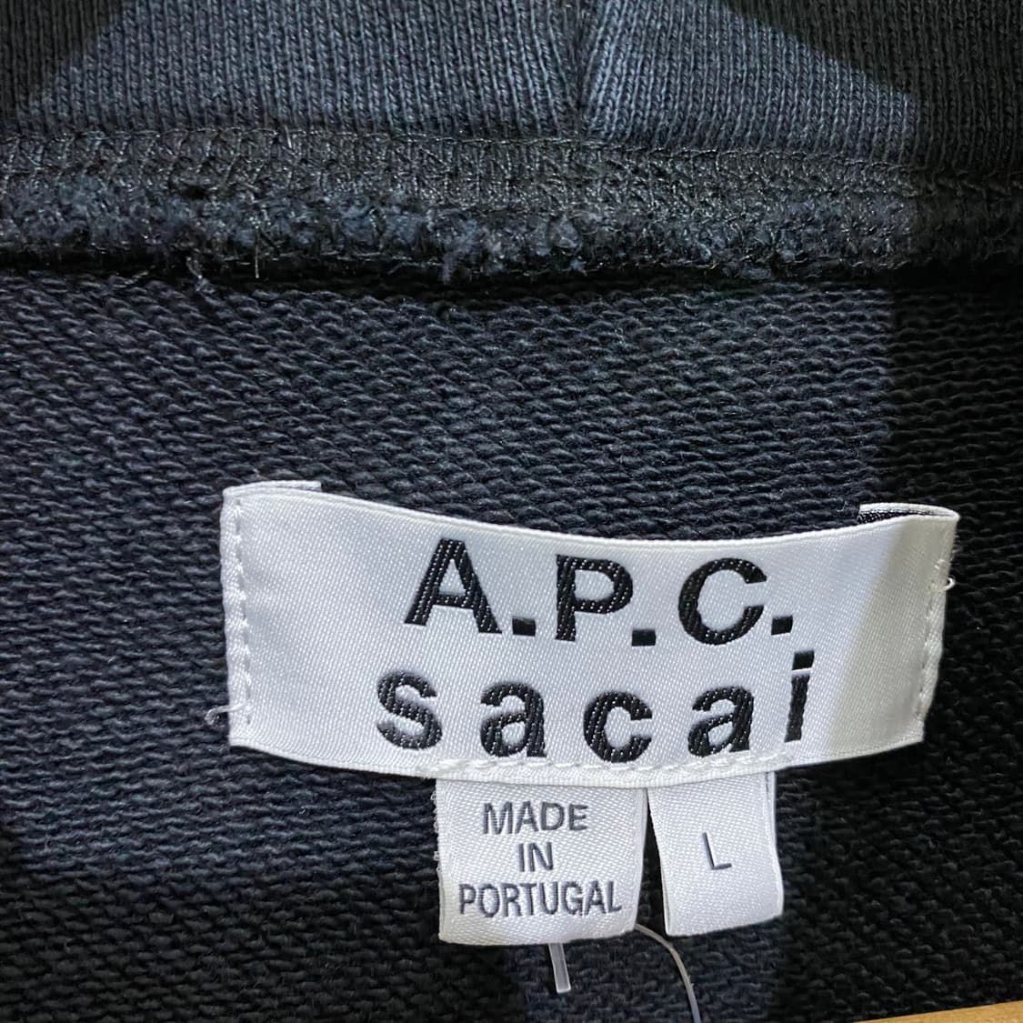 APC&SACAI 콜라보 빅로고 후드(L) 상품이미지5