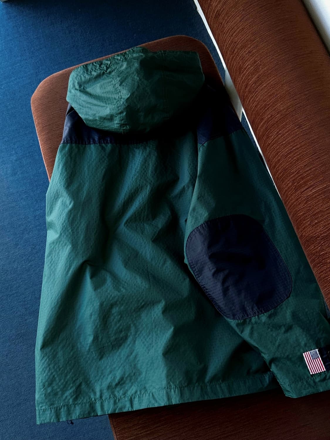 90's washer nylon utility anorak parka  상품이미지5