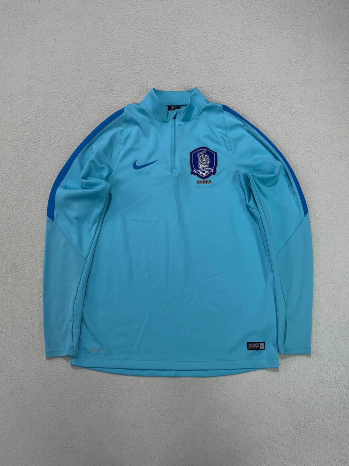 나이키 16-18 대한민국 국가대표 국대 축구 유니폼 져지 반집업 드릴탑 상품이미지1