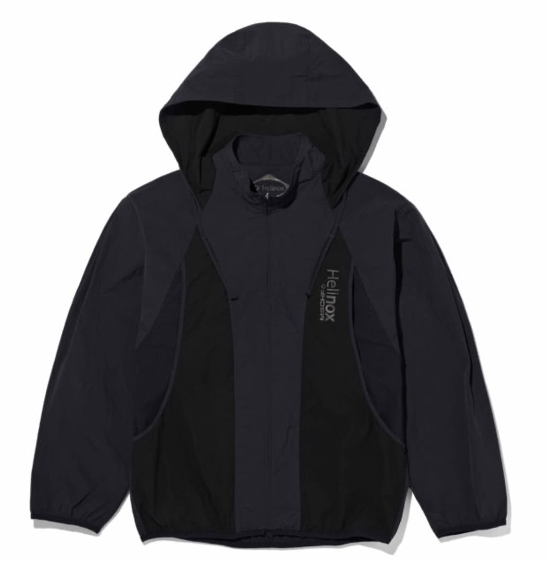 미스치프 x 헬리녹스 라이트웨이트 윈드브레이커 블랙 상품이미지1