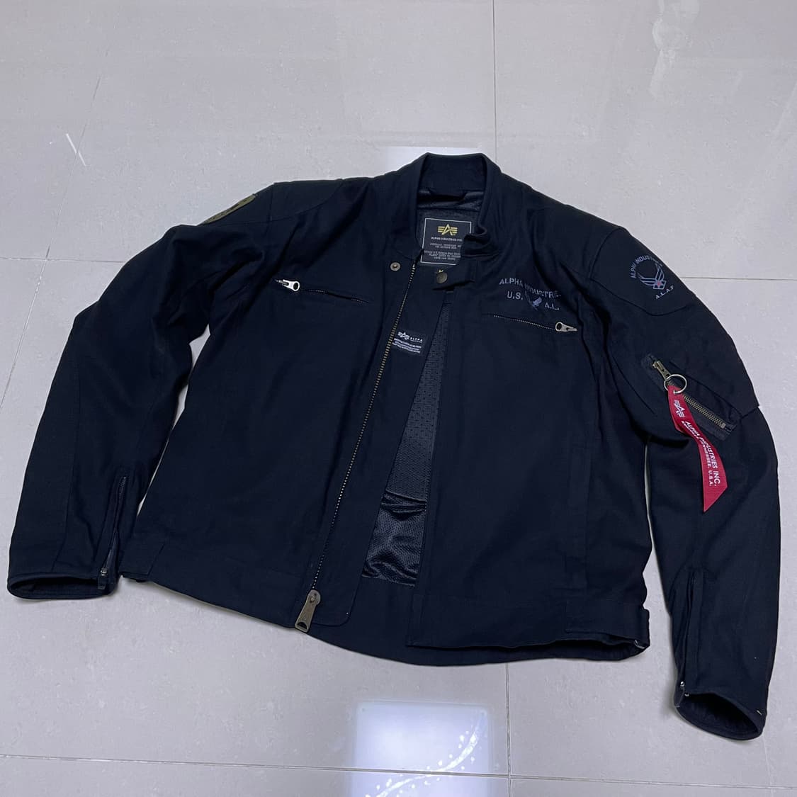 알파인더스트리 바이커 자켓 상품이미지1