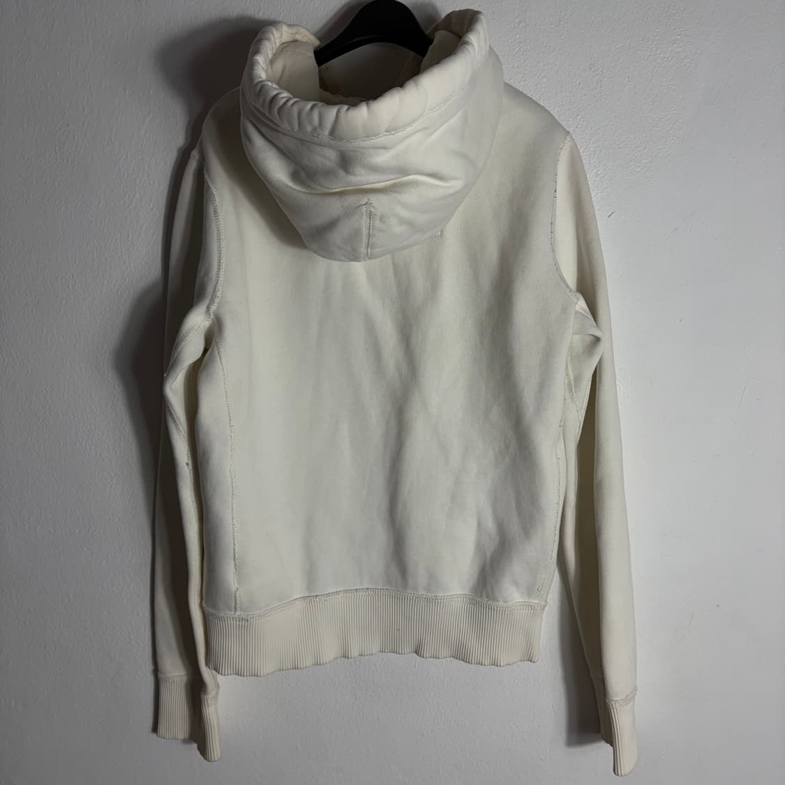 A&F 아베크롬비 Y2K 화이트 아치로고 후드집업(S) 상품이미지2