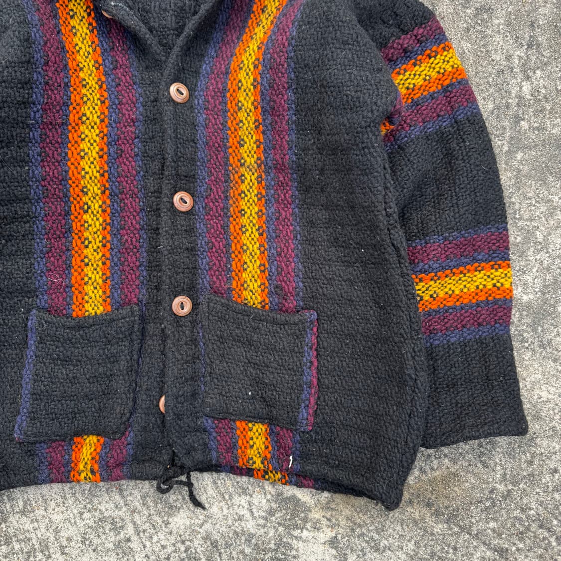 [M] Made In Turkiye 빈티지 패턴 니트 자켓 상품이미지4