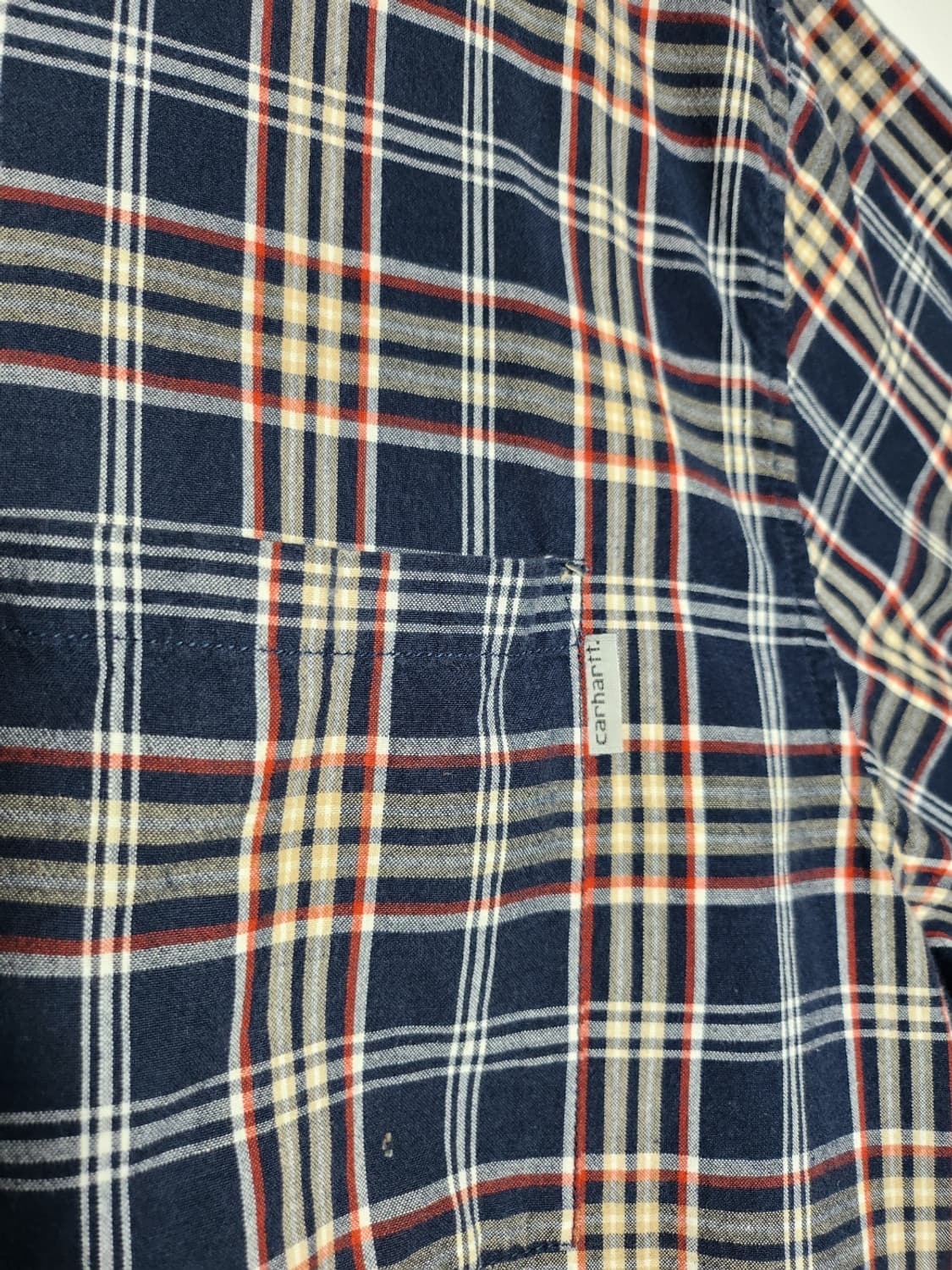 칼하트 체크 반팔 셔츠 상품이미지6