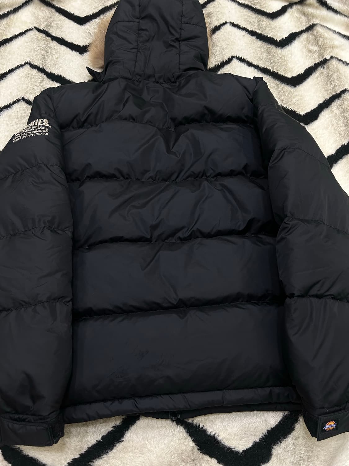 [XL]디키즈 후드퍼 패딩 자켓/블랙 상품이미지4