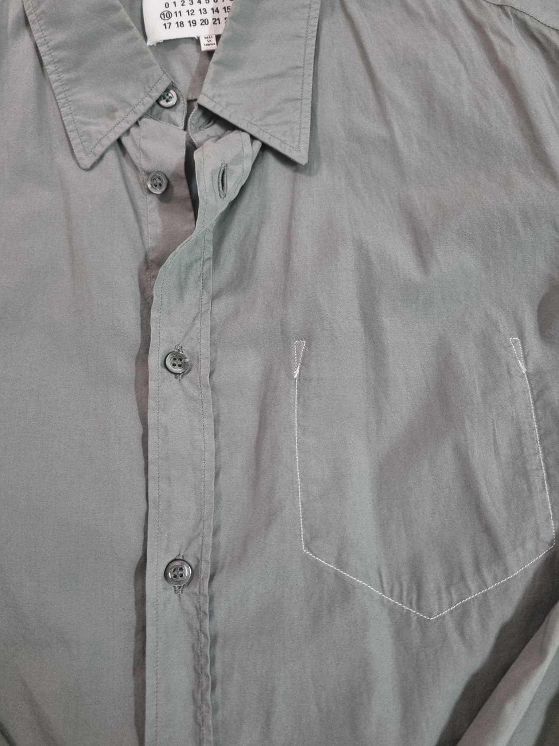 Maison Margiela stitch poplin shirt grey 상품이미지2