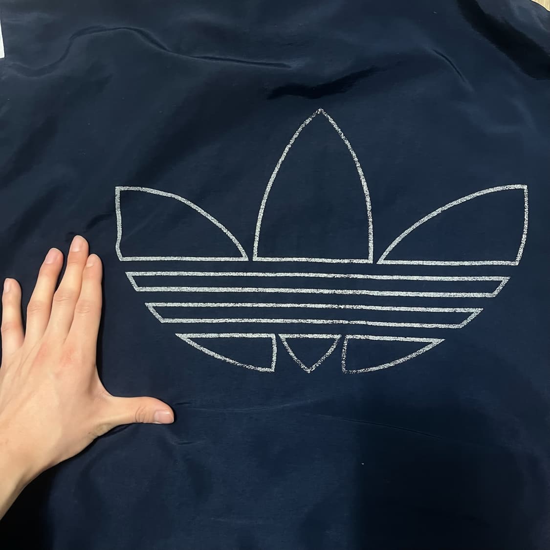 아디다스 올드스쿨 유로파 빅로고 바람막이 자켓 L/100  상품이미지5