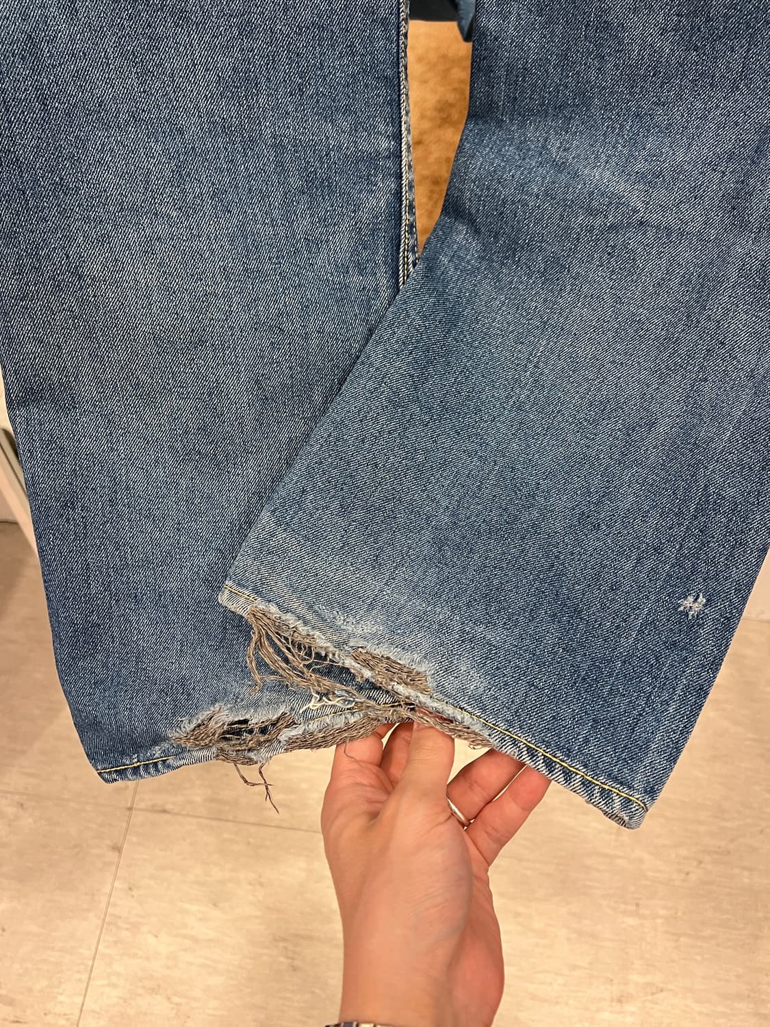 00s Levis 리바이스 Type 1 타입원 데님 팬츠 (28inch) 상품이미지7