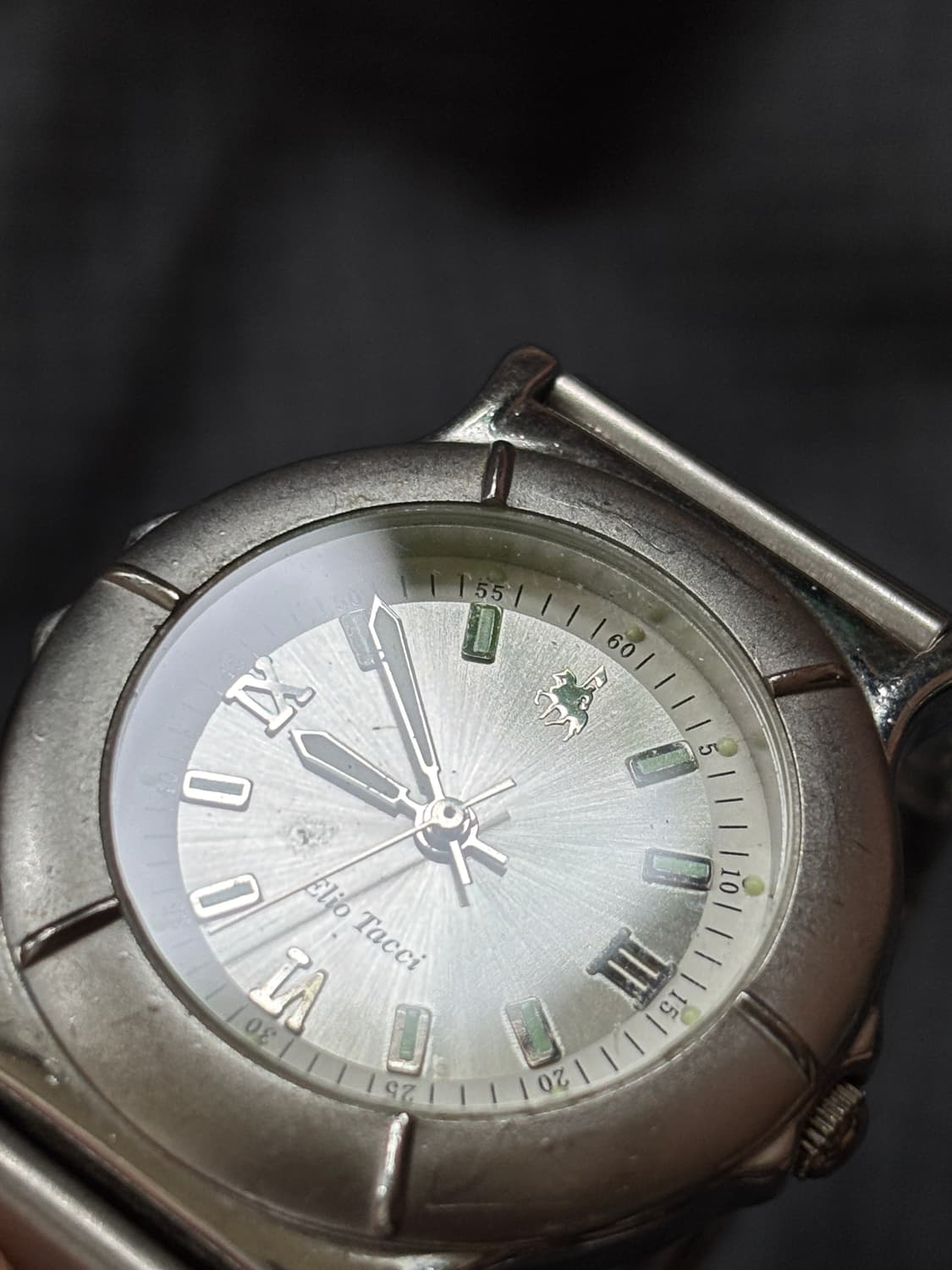 vintage elio tacci metal watch  상품이미지3
