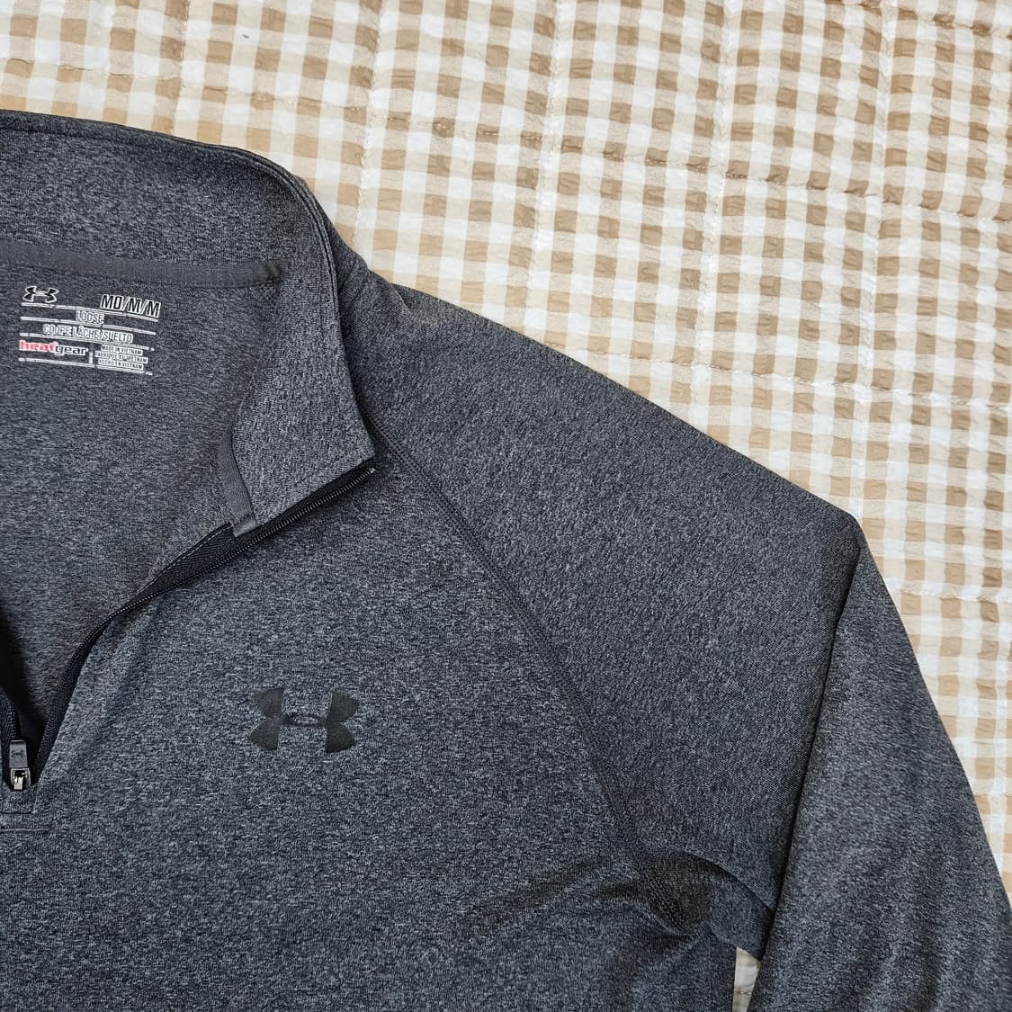 언더아머 반집업 긴팔티 남자100 상품이미지3