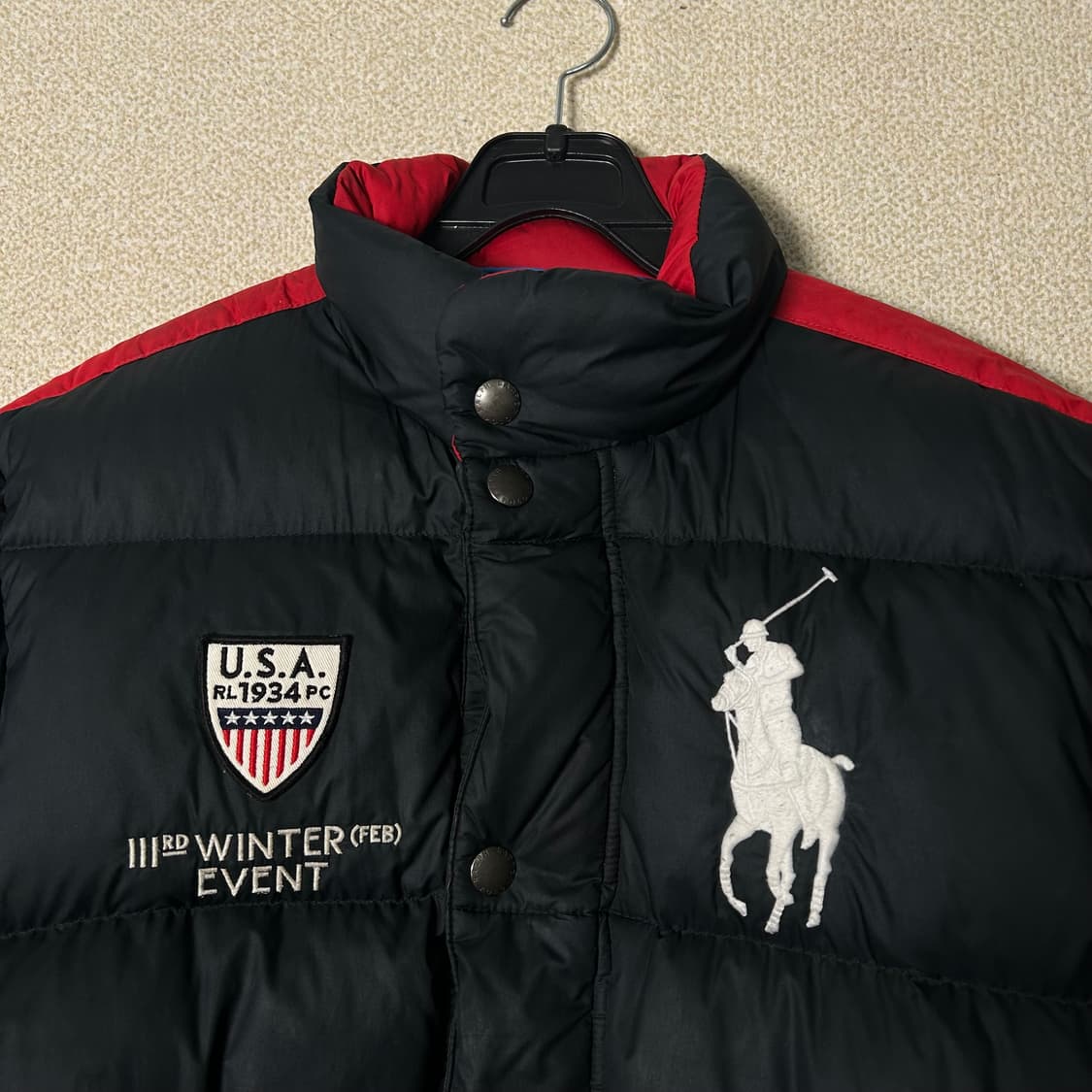 (S) 폴로 빅포니 USA 레이싱 패딩 점퍼 상품이미지3