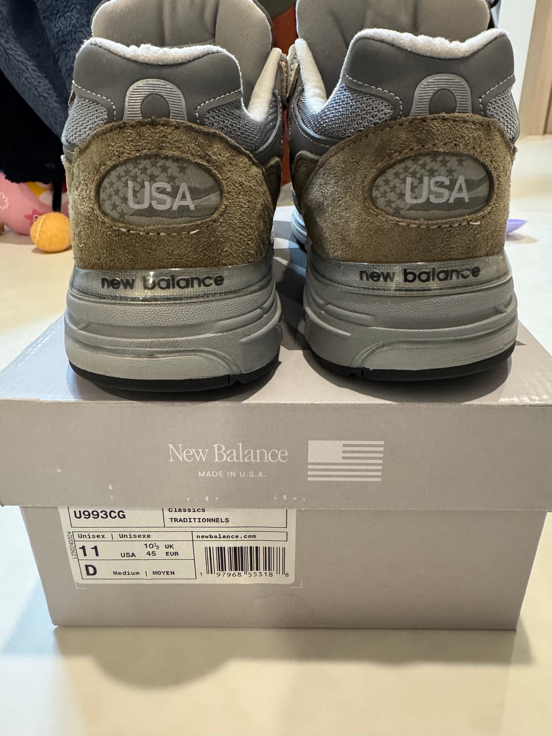 뉴발란스 993 코버트그린 290mm팝니다 상품이미지5