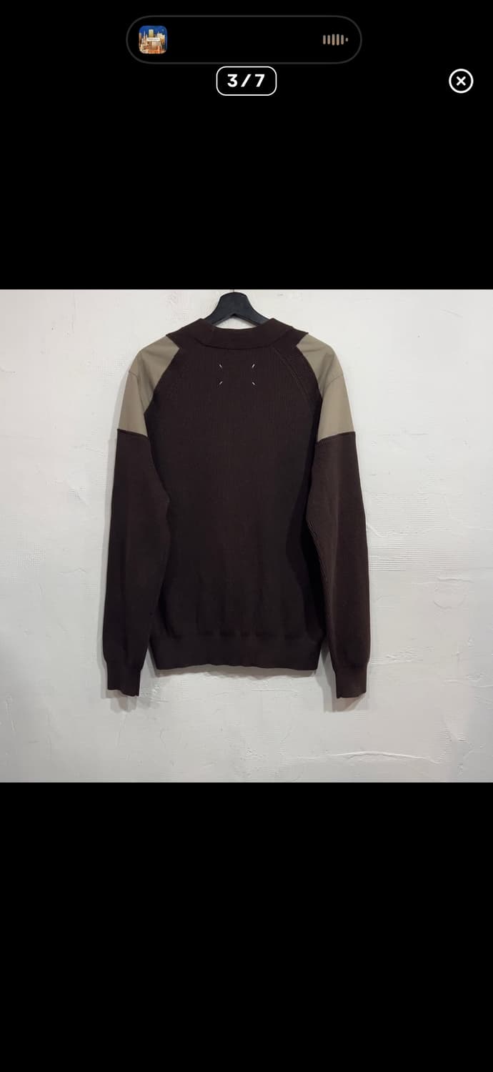 메종마르지엘라 해체주의 니트 브라운 상품이미지1