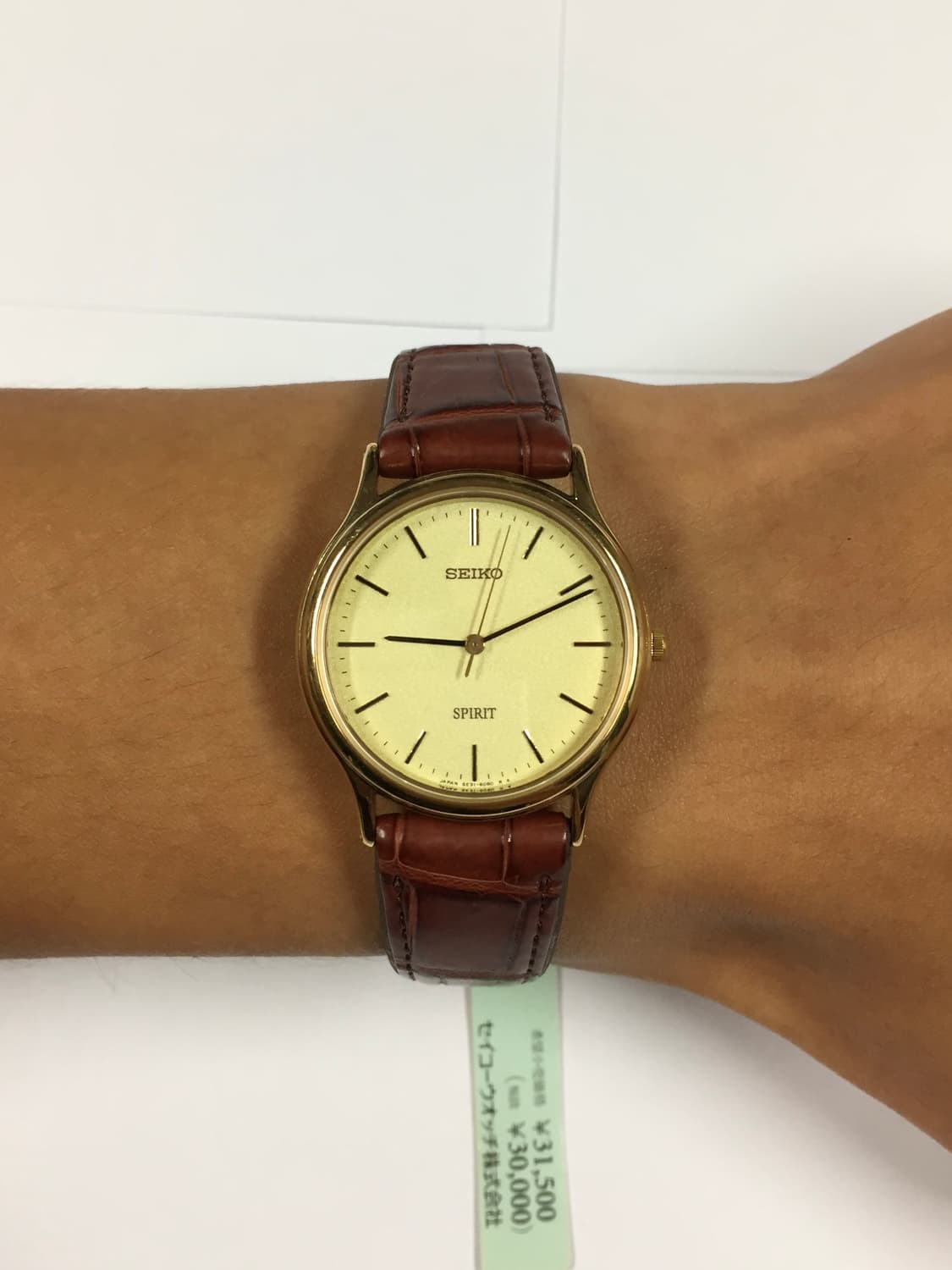 새상품 90s seiko spirit quartz gold 상품이미지7