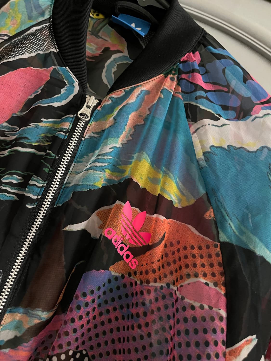 아디다스 시스루 매쉬 바람막이 집업 90사이즈 상품이미지7