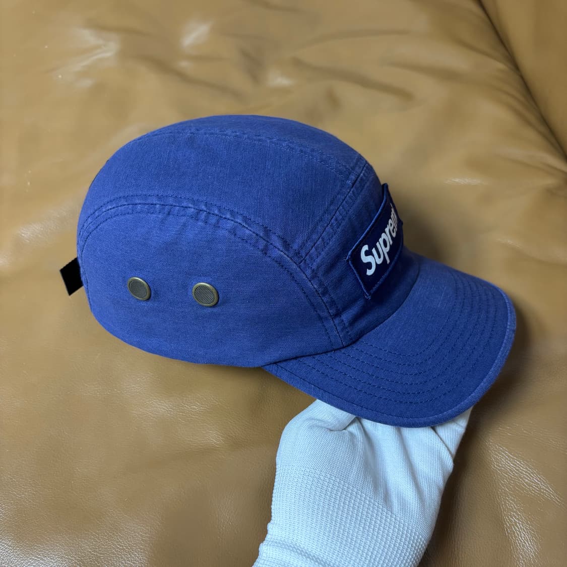 슈프림 캠프캡 모자 박스로고 23ss 밀리터리 네이비 상품이미지3