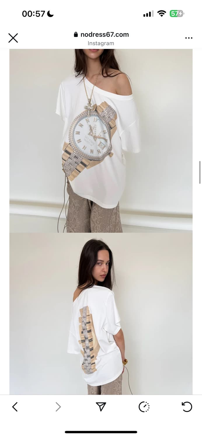 nodress "Notime Watch" Large T-Shirt 상품이미지5