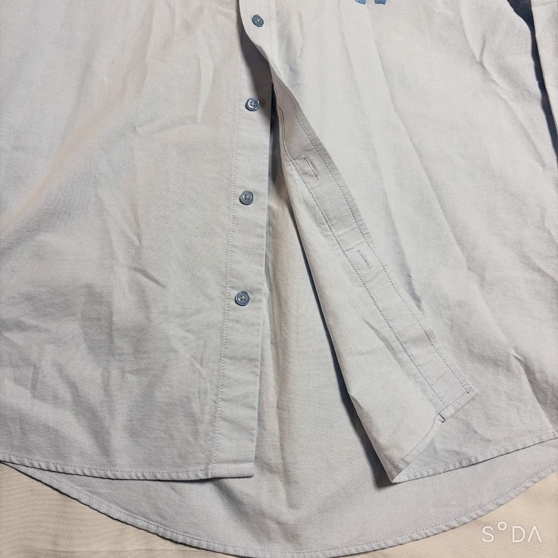 아미 빅로고 셔츠 스카이블루 상품이미지6