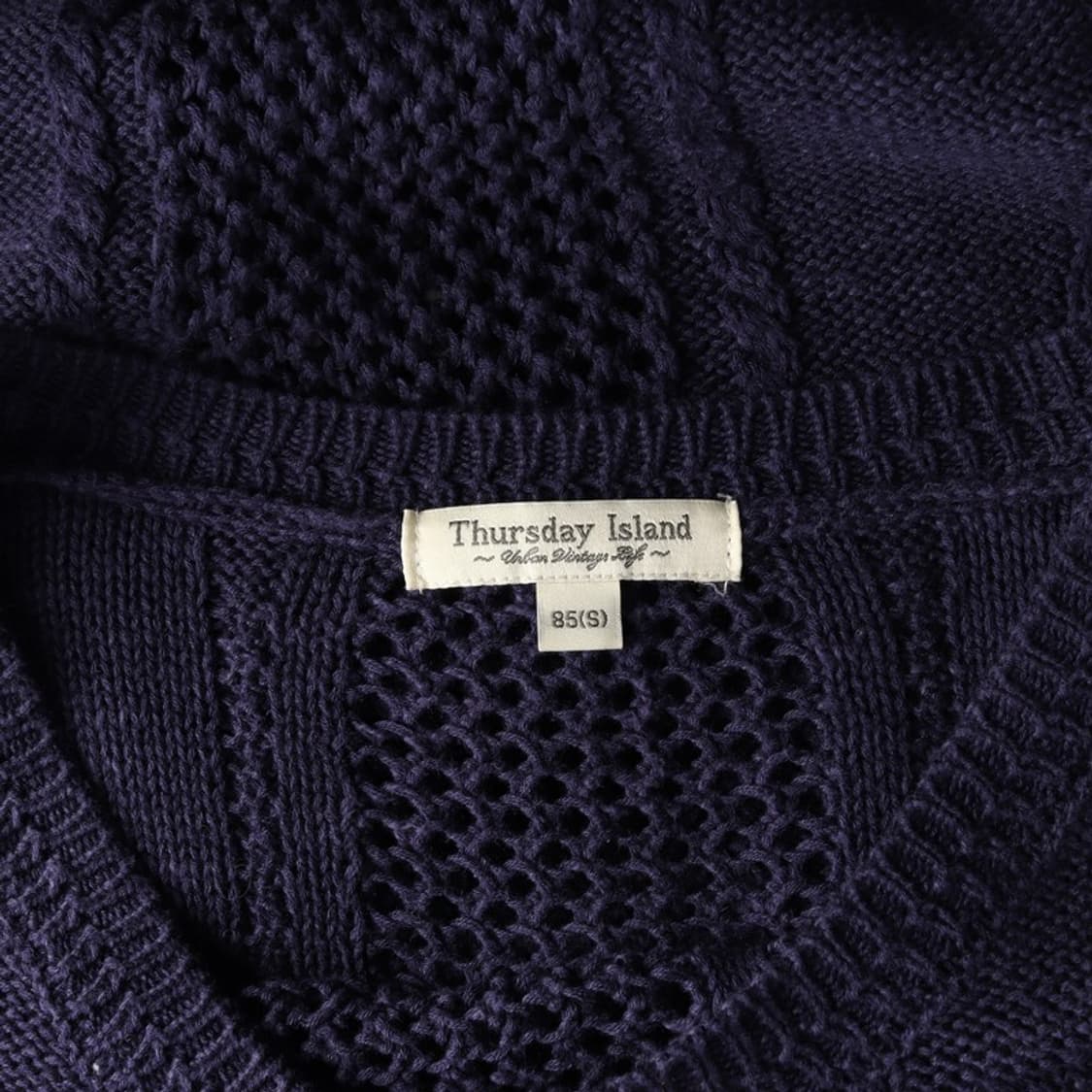 써스데이아일랜드 니트 S 상품이미지5